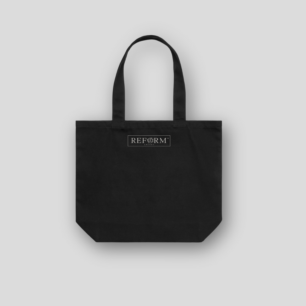 'The Wellness Club' Tote Bag - Black