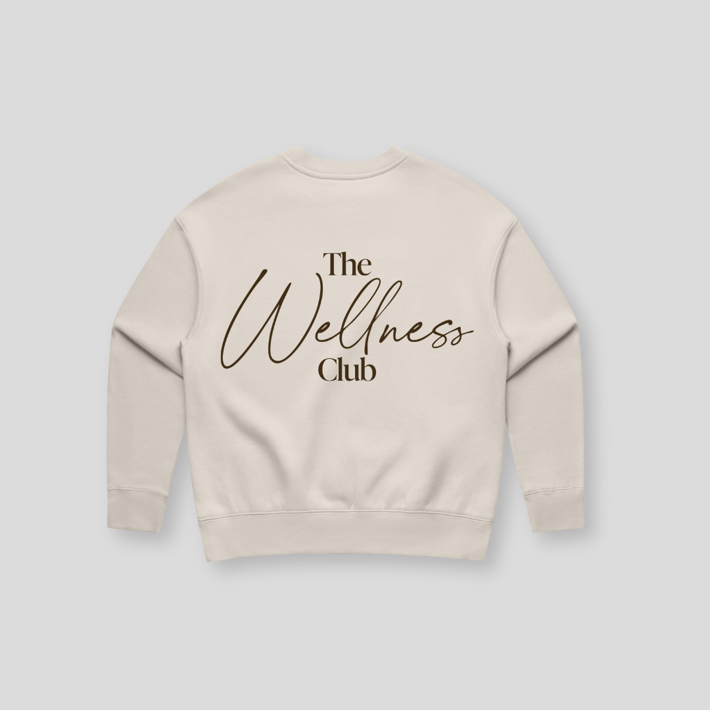'The Wellness Club' Sweatshirt - Bone