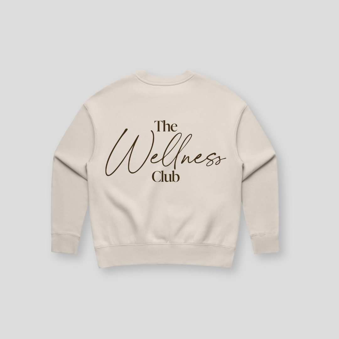 'The Wellness Club' Sweatshirt - Bone