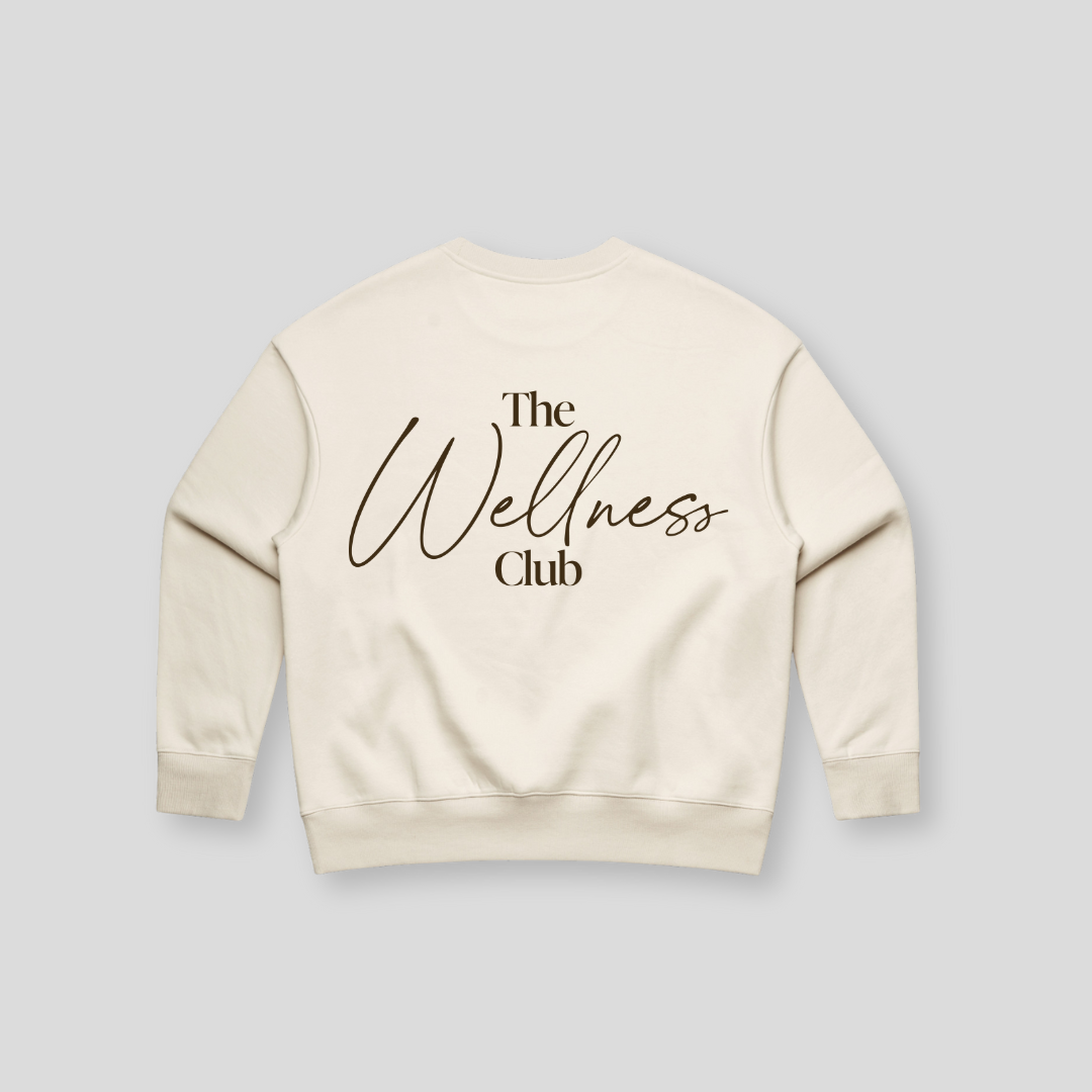 'The Wellness Club' Sweatshirt - Cream