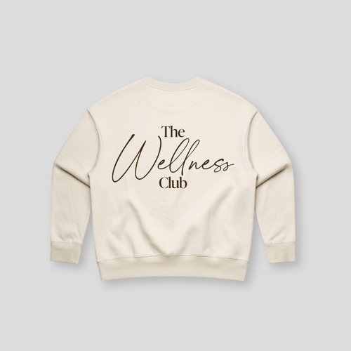 'The Wellness Club' Sweatshirt - Cream