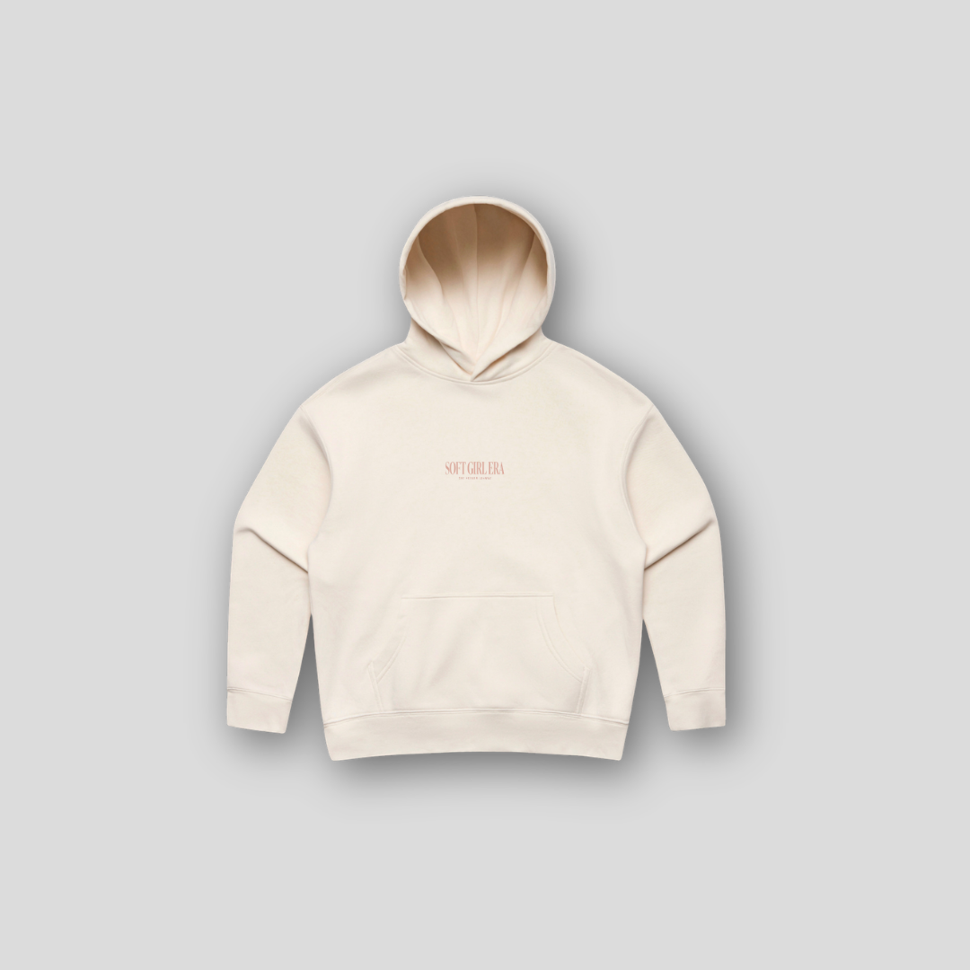 Soft Girl Era Floral Hoodie - Pink